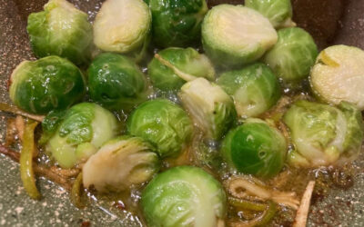 BRUSSEL SPROUTS WITH LEMON & GINGER